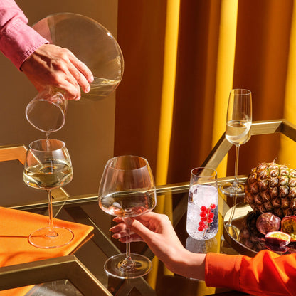 NUDE USA Mirage Set of 2 White Wine Glasses