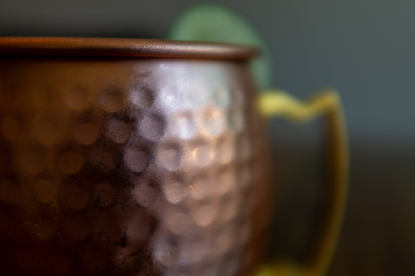 Bull In China  100% Copper Hammered Mule Mug