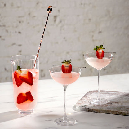 NUDE USA Hepburn Mixing Glass with Metal Stirrer