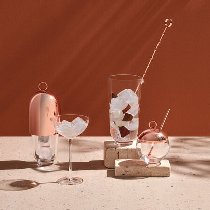 NUDE USA Hepburn Set of 2 Coupe Glasses