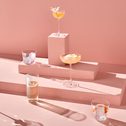 NUDE USA Savage Set of 4 Low Ball Glasses