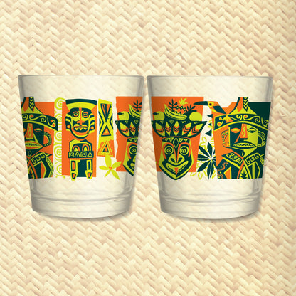 TikiLand Day 2025 'Lanai Enchantment' Mai Tai Cocktail Glass (1) - Ready to Ship!