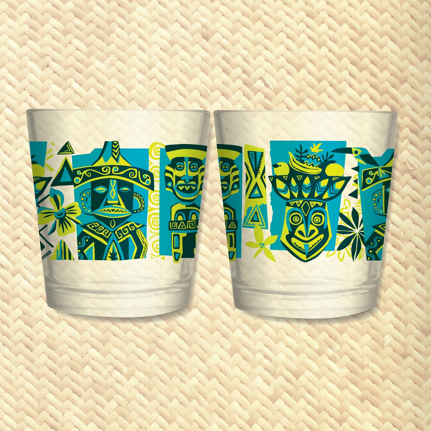 TikiLand Day 2025 'Lanai Enchantment' Mai Tai Cocktail Glass (1) - Ready to Ship!