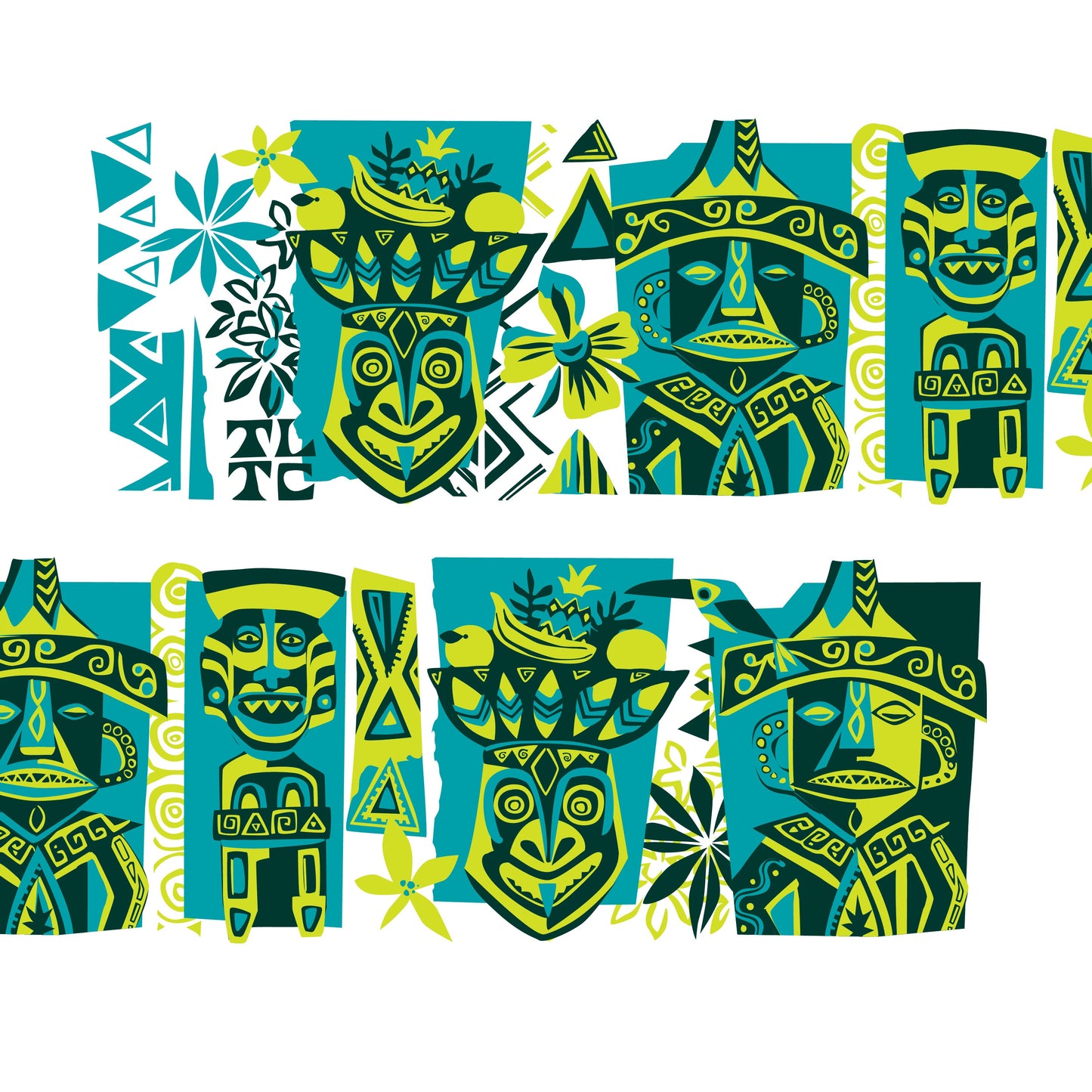 TikiLand Day 2025 'Lanai Enchantment' Mai Tai Cocktail Glass (1) - Ready to Ship!