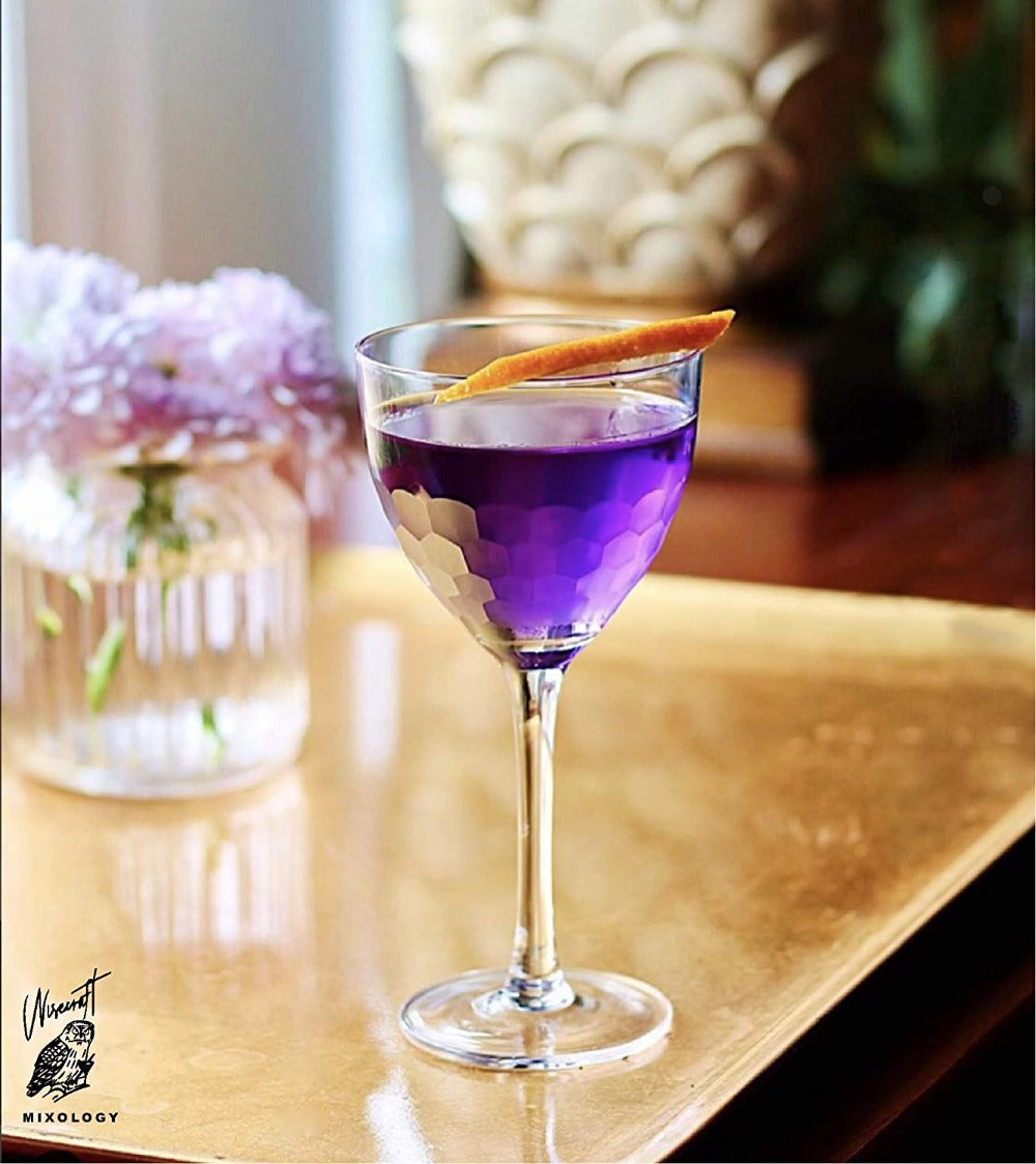 The Hive Glass | Honeycomb Nick & Nora Cocktail Glass