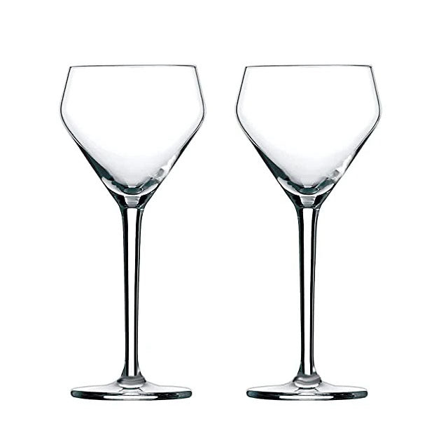 Amehla x The Educated Barfly Collection Teardrop Nick and Nora Cocktail Glass - 6-ounce, Set of 2