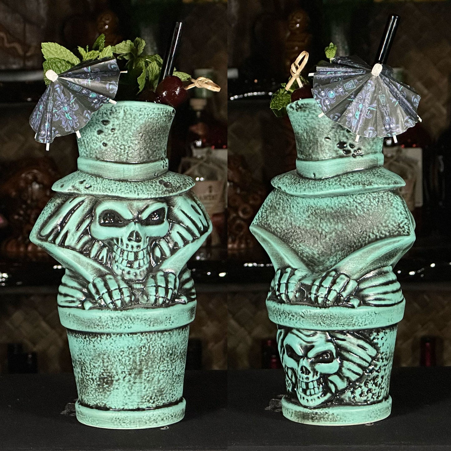 Thor's Haunted Hatbox Tiki Mug - Ready to Ship! (FREE SHIPPING in U.S.)