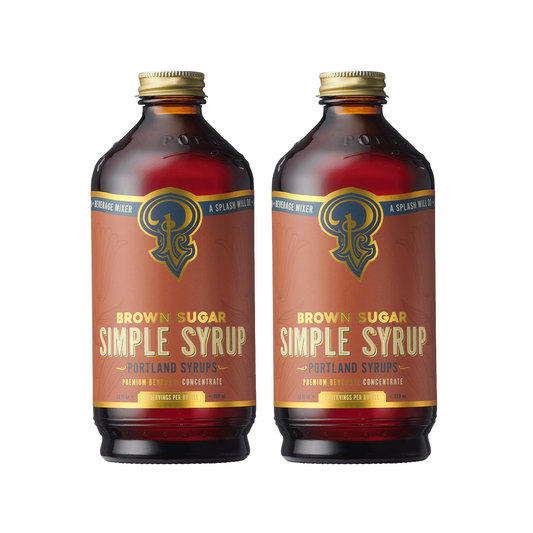 Portland Syrups Brown Sugar Simple Syrup two-pack