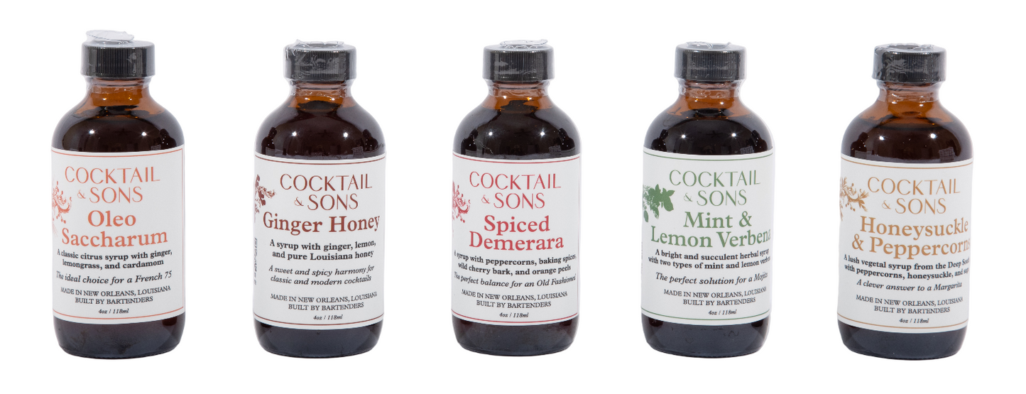 The Sample Pack | Cocktail & Sons | All Natural Cocktail Syrups