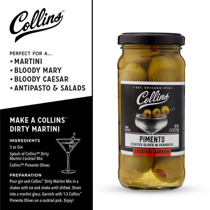 Vermouth Martini Pimento Olives 4.5 oz