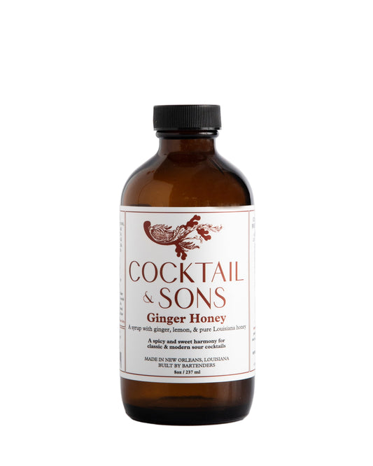 Ginger Honey Cocktail Syrup | Cocktail & Sons (8oz)