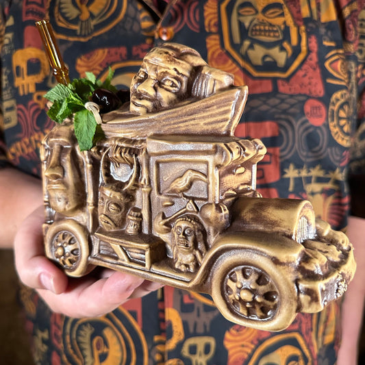 Jungle Cruiser Tiki Mug, designed and sculpted by Thor - Ready to Ship! (FREE SHIPPING in U.S.)