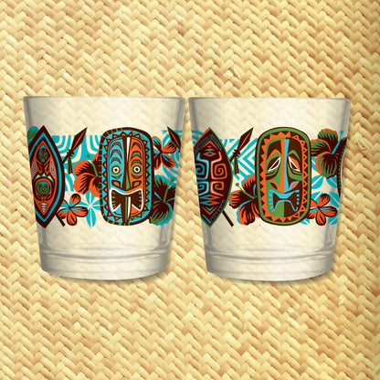 Jeff Granito's 'Hidden Haven' Mai Tai Cocktail Glass (1) - Ready to Ship!