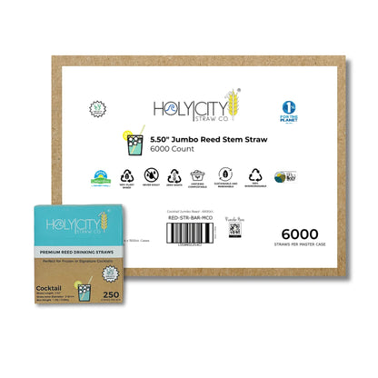 5.5" Jumbo Reed Straws