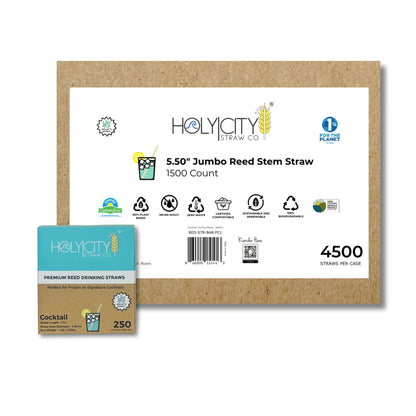 5.5" Jumbo Reed Straws