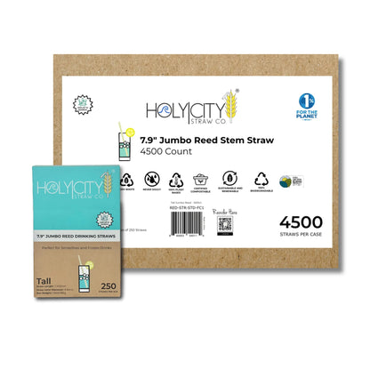 7.9" Jumbo Reed Straws
