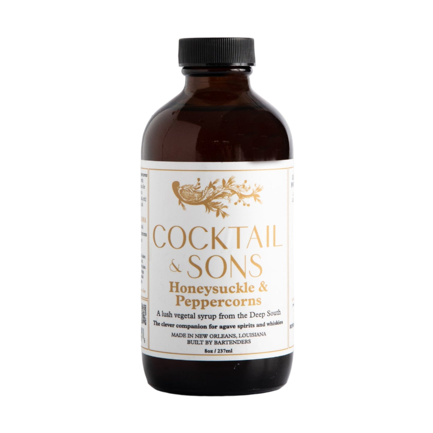 Honeysuckle & Peppercorns Cocktail Syrup | Cocktail & Sons (8oz)