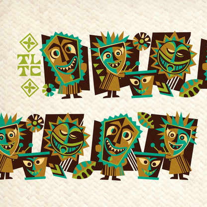 'Hula World Drummers' Mai Tai Cocktail Glass (1) - Ready to Ship!