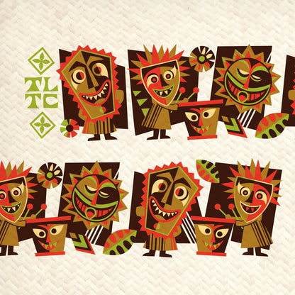 'Hula World Drummers' Mai Tai Cocktail Glass (1) - Ready to Ship!