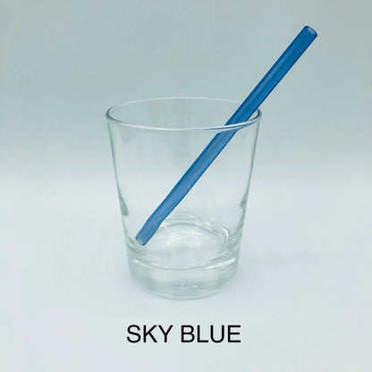 Surfside Sips 6" Glass Cocktail Straw