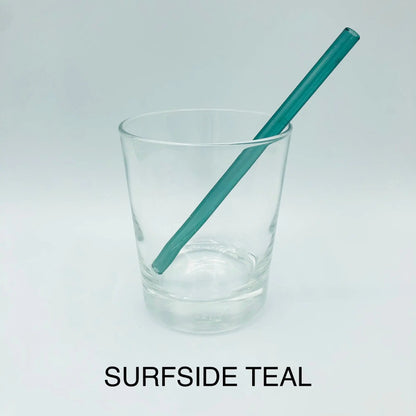 Surfside Sips 6" Glass Cocktail Straw