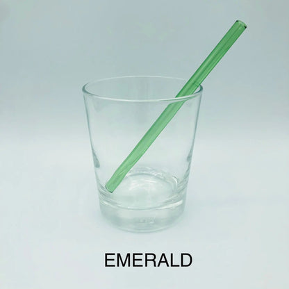 Surfside Sips 6" Glass Cocktail Straw