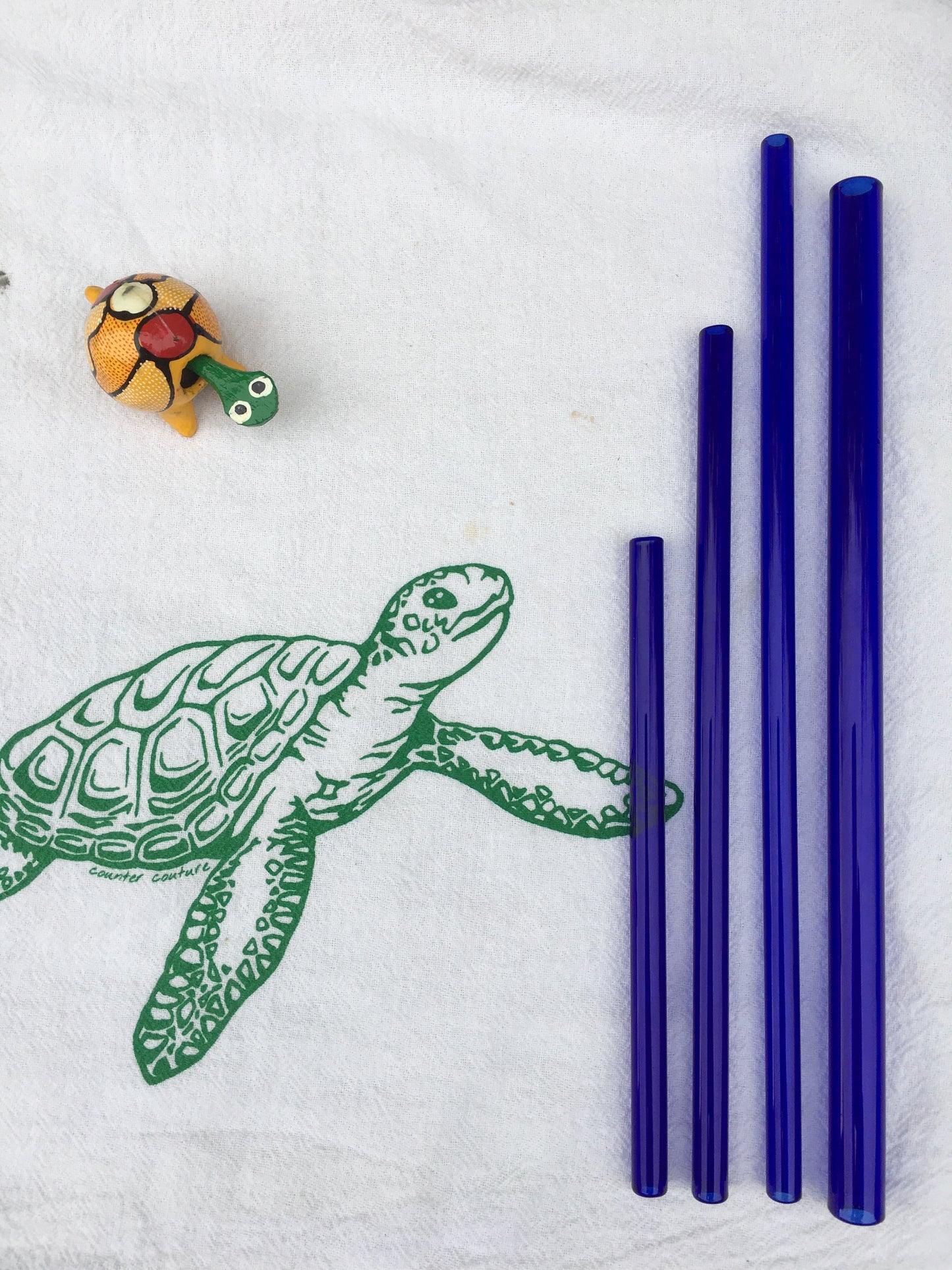 Surfside Sips 4 Glass Straw Starter Set