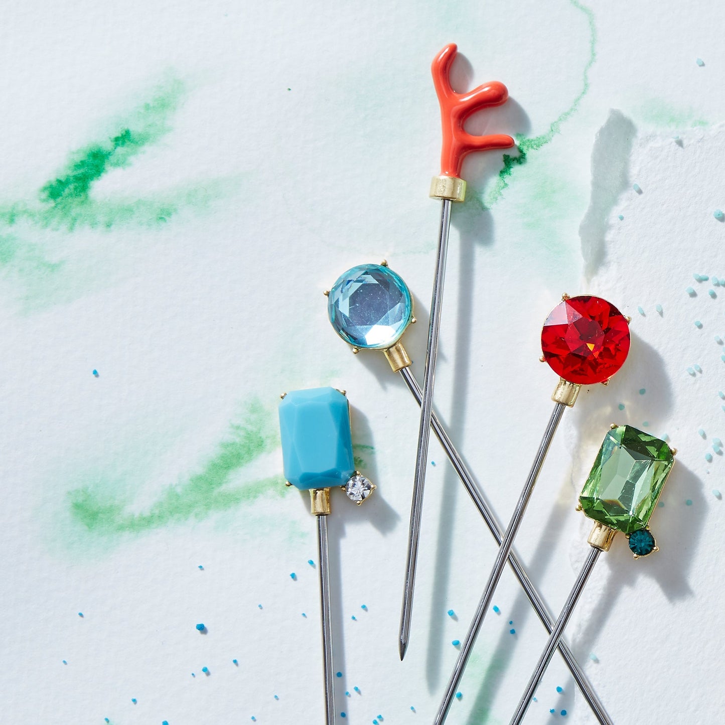 Bright gem cocktail picks - Set of 6