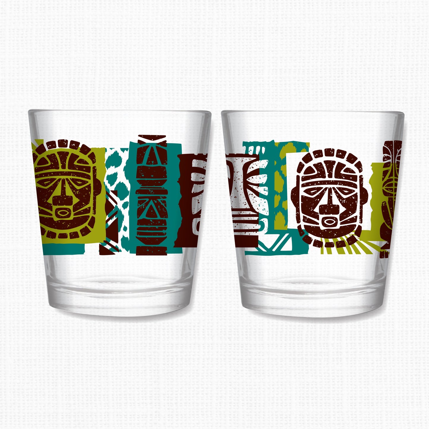 Witco Decor's 'Jungle Modern' Mai Tai Cocktail Glass (1) - Ready to Ship!