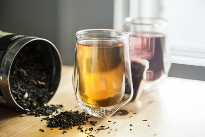 Handblown Double Walled 7oz Cocktail Glass | Whiskey Tasting Glass | Japenese Beer Glass - Set of 2