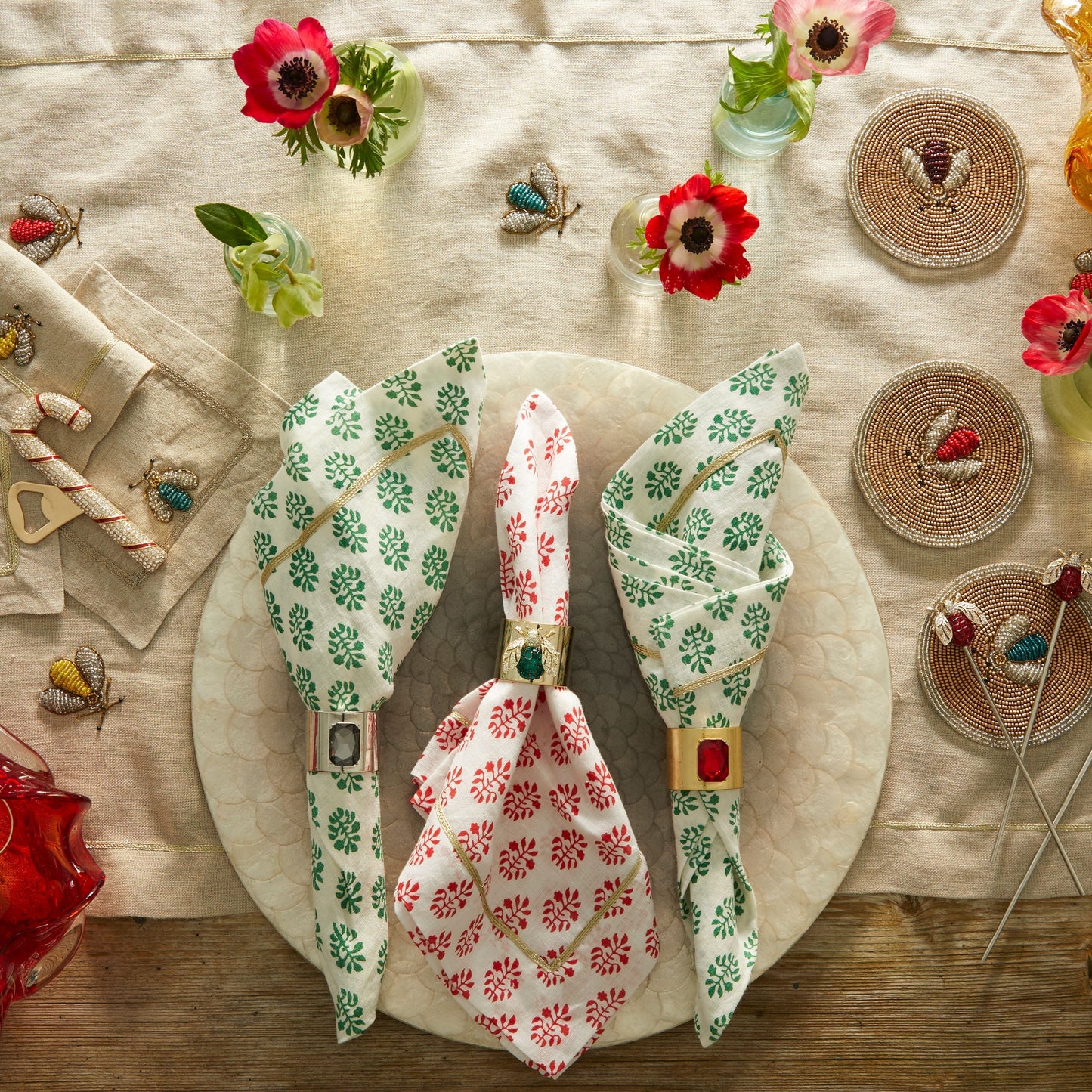 Sparkle bee swizzle sticks - Set of 6