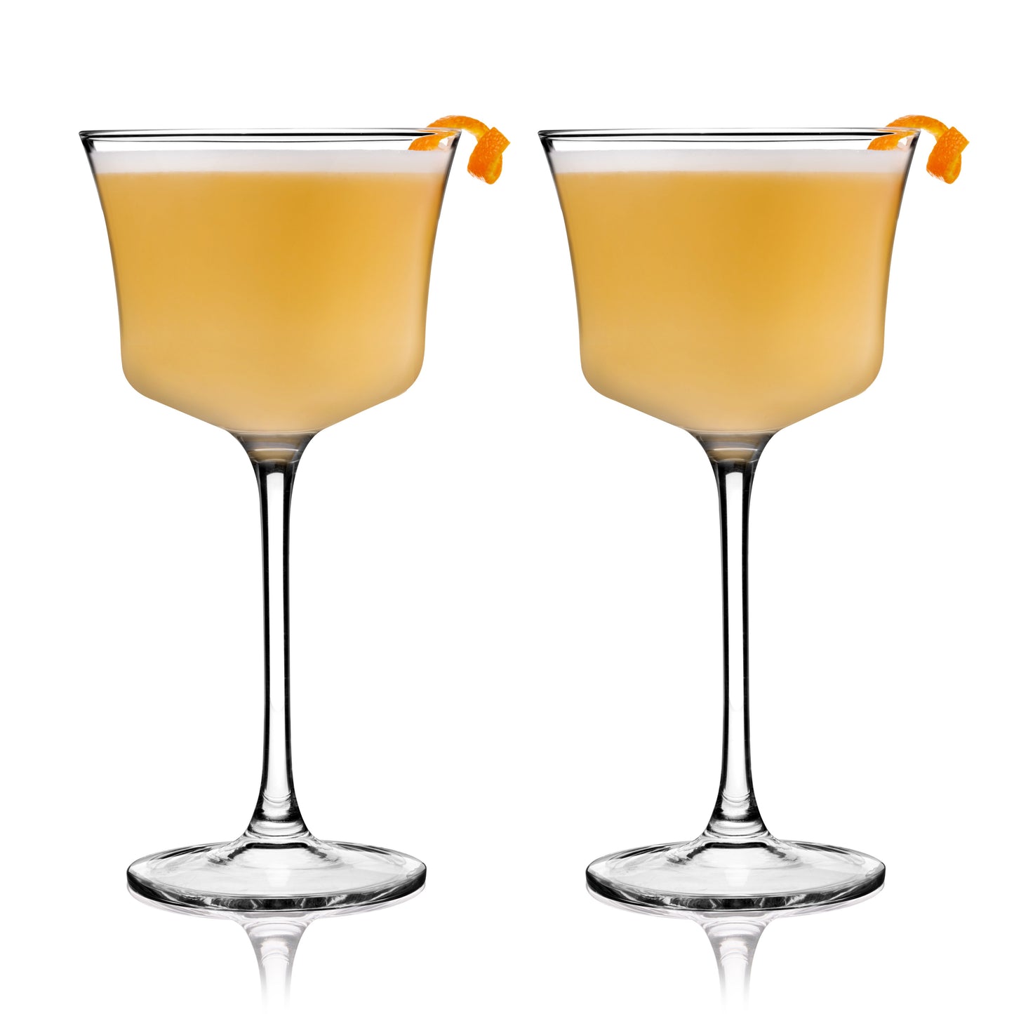 Viski Raye Angled Crystal Sour Glasses Set of 2