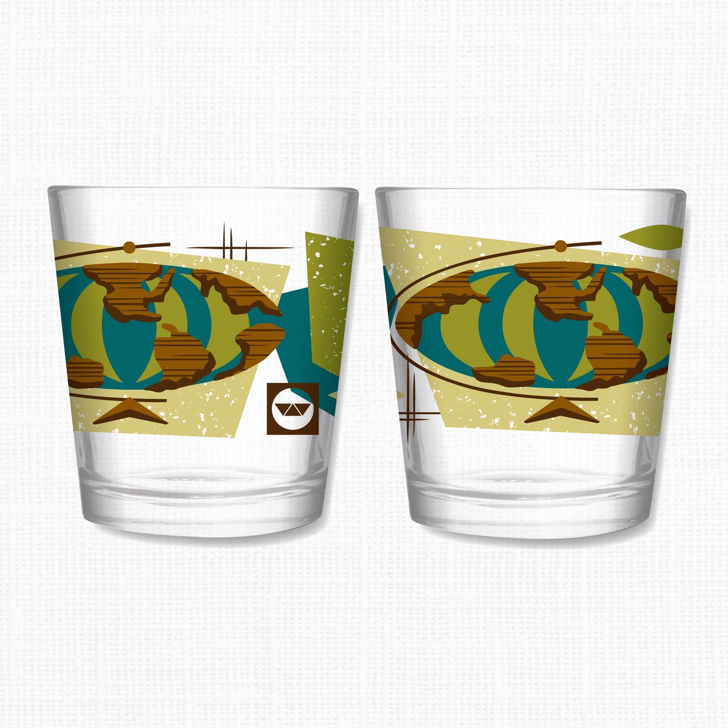 Witco Decor's 'World Renown' Mai Tai Cocktail Glass (1) - Ready to Ship!