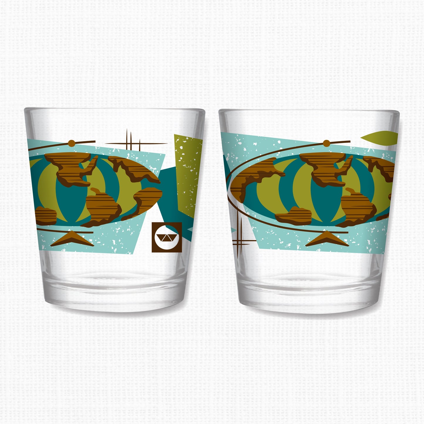 Witco Decor's 'World Renown' Mai Tai Cocktail Glass (1) - Ready to Ship!