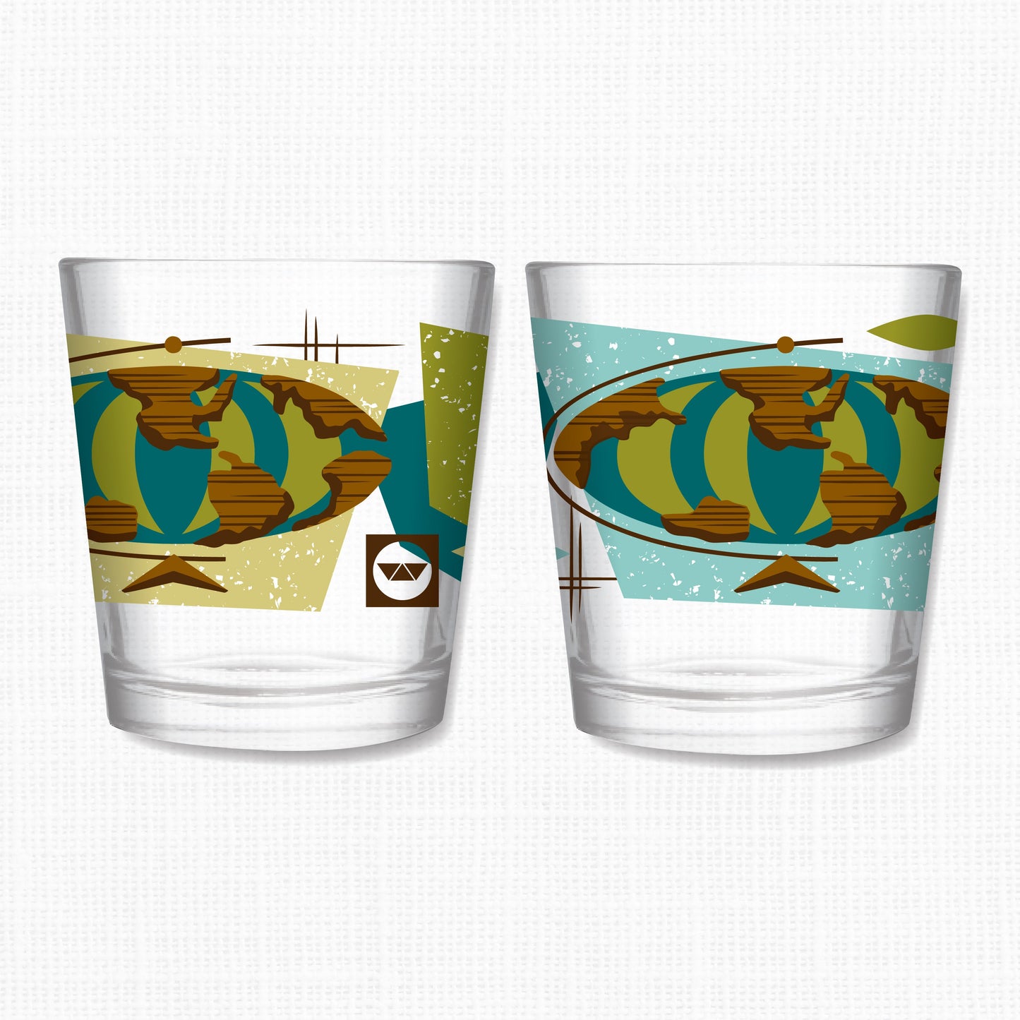 Witco Decor's 'World Renown' Mai Tai Cocktail Glass (1) - Ready to Ship!