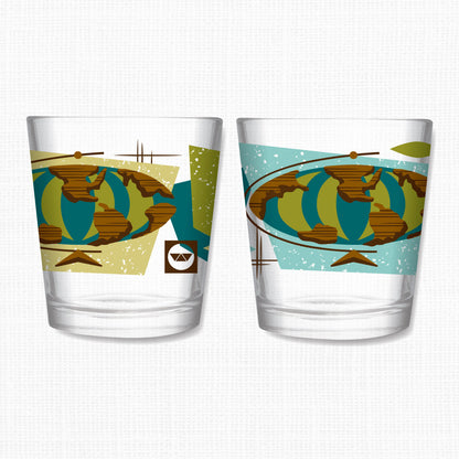 Witco Decor's 'World Renown' Mai Tai Cocktail Glass (1) - Ready to Ship!